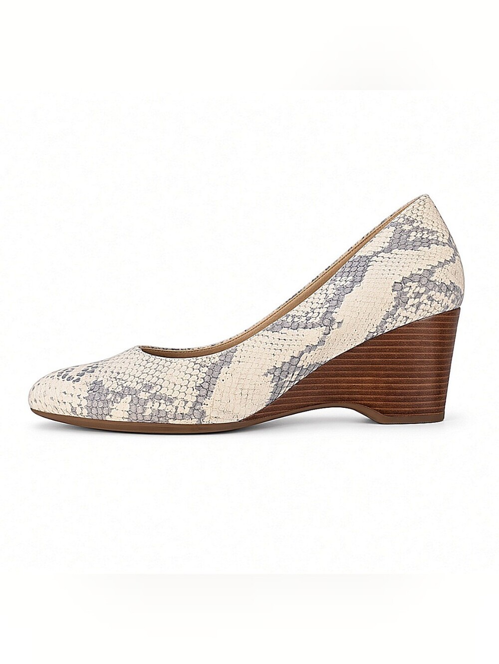 NEW! Cole Haan Cream Leather Wedge Heels